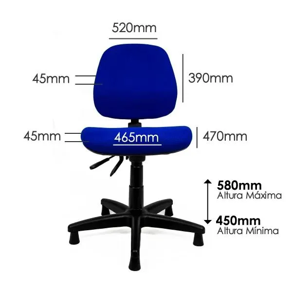 Cadeiras ergonômicas para costureiras
